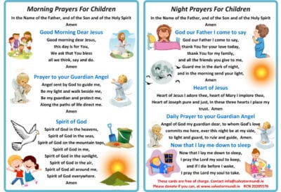 Children's Moorning and Night Prayers