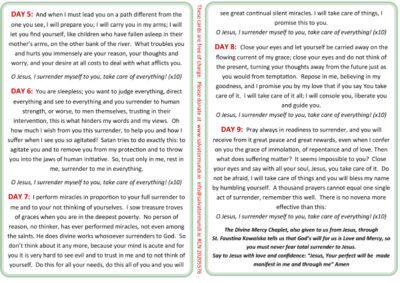 Novena of Surrender Part 2