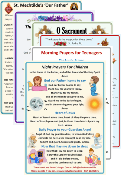 Prayer Cards Download Prayer Cards