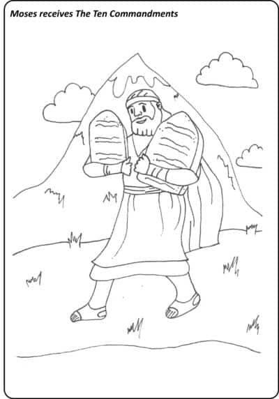 Moses receives The Ten Commandments Moses receives The Ten Commandments
